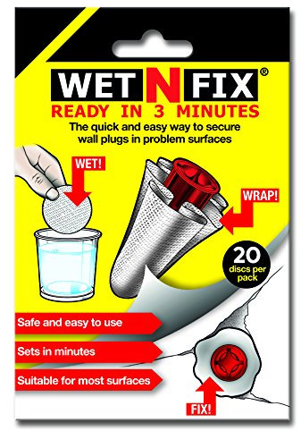 WETNFIX (20 Stück) - Schnelles Befestigen von Wanddübeln! Kein Auffüllen oder Nachbohren erforderlich