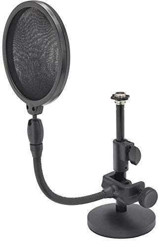 Samson - MD2/PS05 Bundle - Asta microfonica da tavolo e Pop Filter