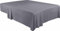 Utopia Bedding - Bettlaken ohne Gummizug - Betttuch 266 x 259 cm - Laken für Bett 150 x 200 cm - Flaches Blatt weiche gebürstete Mikrofaser - Grau