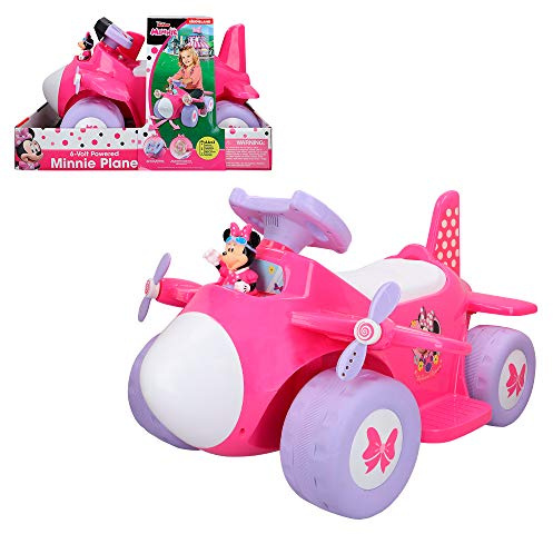 COLORBABY Disney, Minnie Maus, Lauflernhilfe, Flugzeug, Batterie, 6 V (46347)