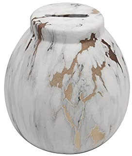 Ram® Ceramic Money Pot Marble Effect Money Savings Coin Piggy Bank