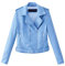 Rumity Damen Angelina Lederjacke, Jacke aus echtem Lammfell, Kurz und Enganliegend, Glattes und Weiches Leder üBergangsjacke Damen Mantel Damen Beige