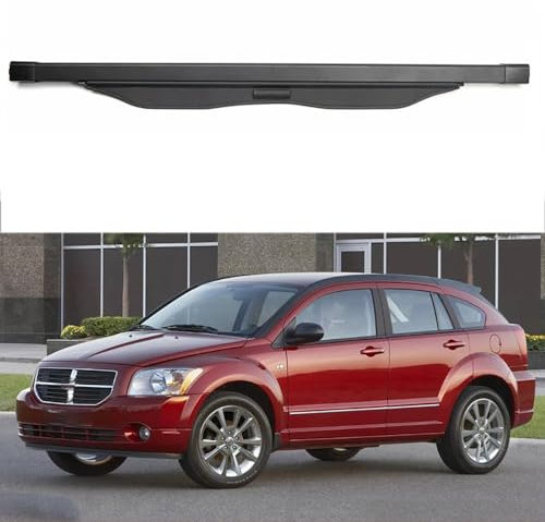 BAGLEV Auto Baule Posteriore Pacco Ripiano,Copertura del vano di carico dell'auto,per Dodge Journey Caliber JCUV 2008-2012 Mensola Cappelliera Retrattile Accessori Interni,A