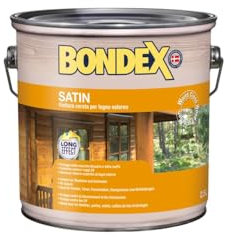 BONDEX SATIN Vernice di finitura per esterno noce scuro 2,5 LT