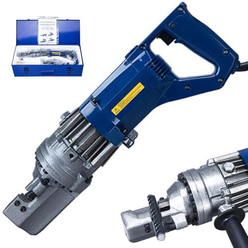 HENGCMM Cortatubos Acero Cortadora de Varillas de Refuerzo Eléctrica, Hidráulica Corte de Varillas de Refuerzo de hasta 4-16 20 22 mm Cortapernos Sierra Cortadora de Varillas de Refuerzo,RC20