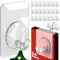 4smile Klebehaken extra stark - 24 Stück magische Haken, Klebehaken transparent für Fensterrahmen - Flexible Wandhaken selbstklebend für Badezimmer, selbstklebende Haken ohne Bohren für Deko