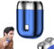 Mini Dual-Head Electric Shaver, IPX6 Waterproof Washable Shaver, Wet & Dry Shaving, Rechargeable Mini Portable Double Head Razor for Men (Blue)