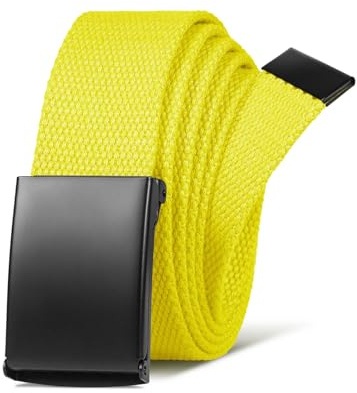 LXMY Belts for Men,Work Belts for Men,Mens Adjustable Canvas Fabric Nylon Golf Belt Fits Anywhere
