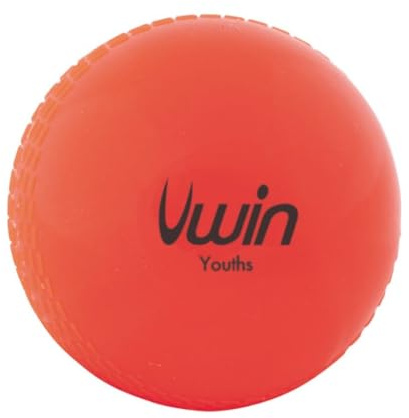 Uwin Palla da cricket da allenamento, morbida a bassa compressione, per allenamento all'aperto e al chiuso, esercitazioni per allenamenti, battute, bowling, campo, giovani