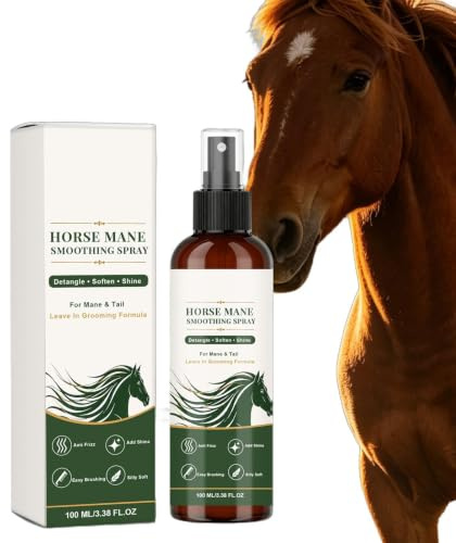 Man- och Svansutredningsspray 100 ml Leave-in Vård och Skötsel för Hästman | Häst Avtrasslingsspray För Utomhusmiljö, Lantgård, Ladugård, Stall, Ranch, Spilta, , Ridbana, Ring Och Utstä