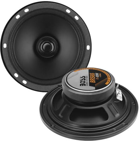 BOSS Audio BRS65 80 watt, 6,5 tum, full skena, ersättande bilhögtalare (säljs individuellt)
