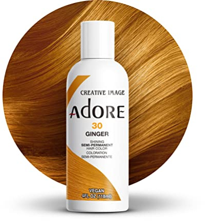 Adore Shining Semi Permanent Hair Colour, 30 Ginger