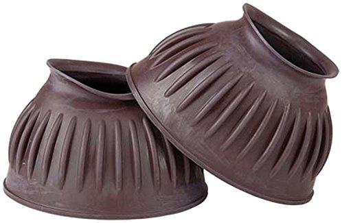 TdeT Hufschützer aus Gummi, geschlossen, braun, M