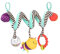 B. toys Baby Spielzeug Kinderwagenkette mit Beißring, Kuscheltier Biene und Rassel – Kinderwagen Zubehör, Mobile Spirale, Activity Kette ab 0 Monaten
