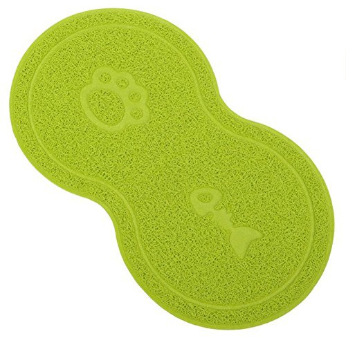 DADA tapis d'alimentation chien, tapis de bol de chat vert