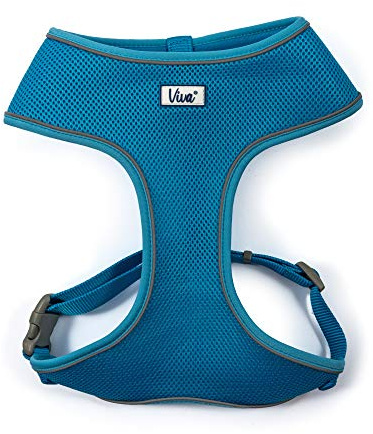 Ancol Viva Mesh Dog Harness Blue Small (fits girth 34-45 cm)