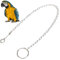 Conure Harness Cavigliera 54 Cm Catena del Piede Divisa in Acciaio Inossidabile per Cavigliera da Addestramento per Animali Domestici di Grandi Dimensioni per Uccelli Pappagalli