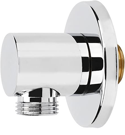 Conector de Manguera de Ducha de Cobre, Codo de Montaje en Pared G1/2 Pulgadas, Accesorio de Baño para el Hogar