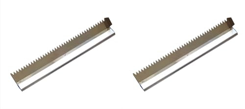 CENMEN Lot de 2 truelles triangulaires en acier inoxydable avec œillet de 10 mm et 600 mm de long