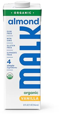 Malk Organic Almond Milk Vanilla, 33.8 Fl Oz