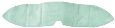 3D sovmask | Nattmask för sovande slunga | Anti-, andningsaktiv och mjuk för resor, flygplan, kontor, meditation – svart (en storlek)