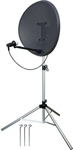 Electrovision Large Height Adjustable (1201-1715 Mm) Satellite Stand Silver