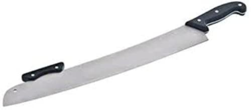 American METALCRAFT, Inc. American Metalcraft PPK17 Stainless Steel Pizza Knife with Double Handles, 18 Blade, Silver