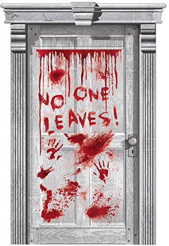 DECO DOOR DRIPING BLOOD ASYLUM