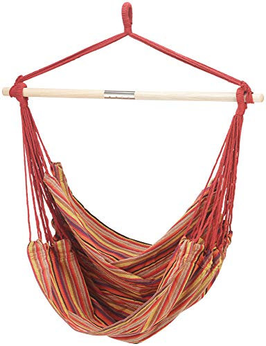 Semptec Urban Survival Technology Sitz-Hängematte: Hängesessel mit Querstrebe, belastbar bis 120 kg, 100 x 130 cm (Hängesessel mit Gestell, Hängeschaukeln, Hängematten)