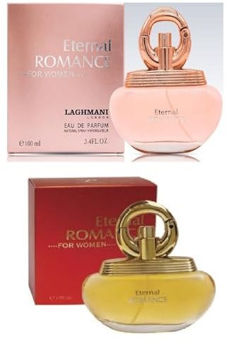 Modaleo - 2 Pack Eternal Romance Red - Eternal Romance Rose for Women London EAU DE Parfum Spray Fragrance 100ml Perfume