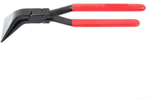 Yuanpgky Kit de alicates para doblar chapa, 3 tipos: mandíbulas rectas, 45° y 90°, acero de alto carbono, agarre antideslizante, para automoción, 270 mm de longitud (45°)