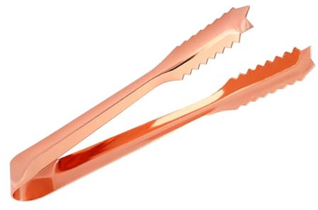 Pinze per Ghiaccio, Pinze per Ghiaccio per Secchiello per il Ghiaccio, Pinze per Alimenti con Punta Seghettata in Acciaio Inossidabile per Uso Domestico, Bar, Ristoranti, Feste