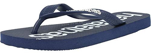 Havaianas - Top Logomania, Comfortable, Durable, and Lightweight Flip-Flops, with Large Logo on the Sole, Adults Unisex, 3/4 UK