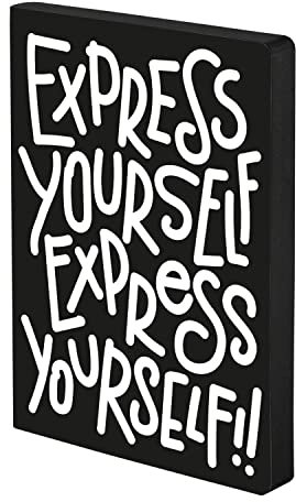 Nuuna Notizbuch A5+ | Graphic L - Express Yourself | 3,5 mm Punktraster | 256 nummerierte Seiten | 120 g Premium-Papier | Leder schwarz | nachhaltig produziert in Deutschland