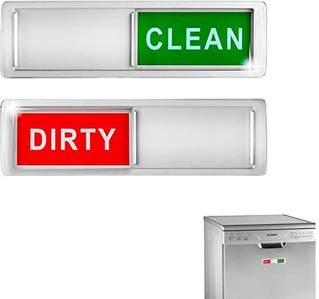 Aimant Lave-Vaisselle Propre Sale, Panneau Magnétique Indicateur de Signe pour Lave Vaisselle, Aimant Gadget Cuisine Facile à Lire et à Placer, Magnet Indicateur Accessoires pour Cuisine, 1 Pièce