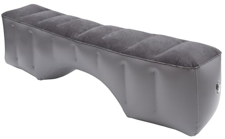 A ABSOPRO Materasso per Auto per Dormire sul Sedile Posteriore, Letto ad Aria per Riposare Nero Grigio