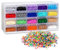 Panduro Bügelperlen Midi 20.000 Bügelperlen Ø5 mm in 20 leuchtenden Regenbogenfarben. Komplettes Set mit Aufbewahrung. Ideal für Bügelperlenkunst, Schmuckherstellung und DIY-Projekte.