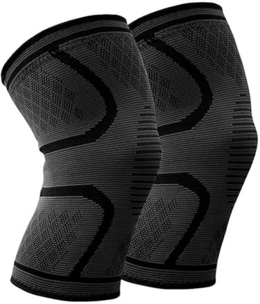 HOCHSTE 2x Knee Support Brace - Compression Knee Sleeves for Men & Women, Arthritis Pain Relief, Sports, Running, Gym, Patella Tendon Support, Ligament Protection, Squats Medium