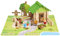 Jeujura – Haus und Sein Garten – 135 Teile – Bauspiel im Koffer aus Karton – ab 5 Jahren – Agilität – Kreativität – Handhabung – Katalog im Lieferumfang enthalten – 8098