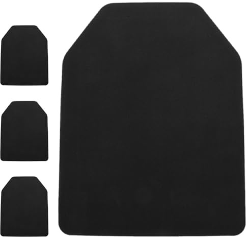 NIYANGLE Lot de 4 Plaques de Protection en Mousse Eva pour Gilet Lesté Intérieur, Équipement de Sparring de Boxe Léger et Résistant, Amortisseur de Chocs pour Sports de Combat