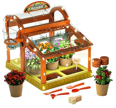 Kit per la coltivazione di piante per bambini - Set di giocattoli da giardinaggio per scienze educative, kit di esperimenti per la crescita delle piante STEM per bambini, ragazzi e ragazze | Kits scie