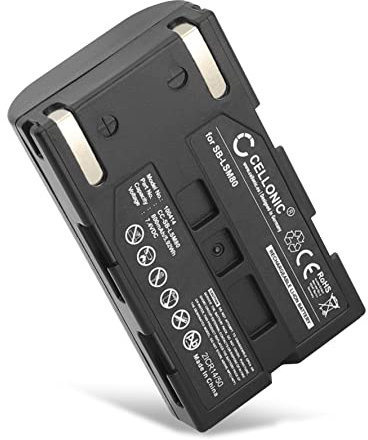 CELLONIC 1x Batteria per Fotocamera Compatibile con Samsung SC-D365, SC-D263, SC-D354, SB-LSM80 – (800mAh, 7.4V)
