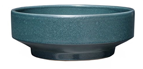 Hentschke Keramik Brunnenschale/Pflanzschale/Wasserschale Ø 27 x 11 cm, Effekt grün, 059.027.66 ohne Bodenloch