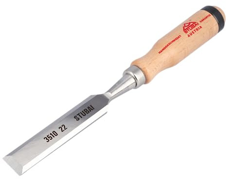 Stubai 351022 - Formón de carpintero (haya roja, 22 mm)