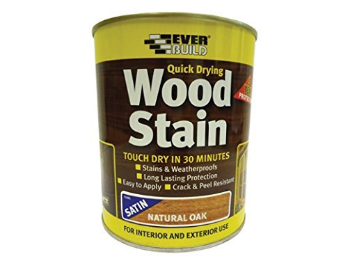 Quick Dry Wood Stain Satin Natural Oak 250ml