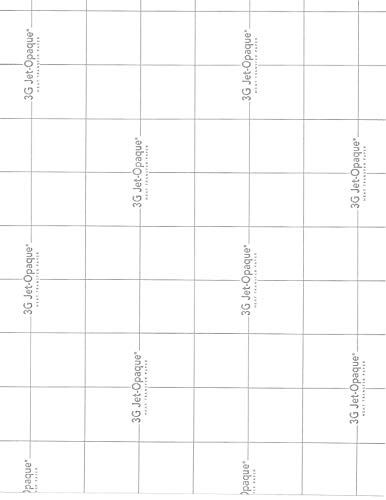 Iron ON Heat Transfer Paper 3G Jet Opaque 8.5 x 11 Custom Pack 25 Sheets