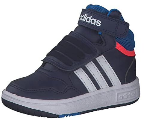 Adidas Hoops MID 3.0 AC I, Gymnastics Shoes, Dark Blue/Blue Rush/Turbo,