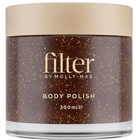 Filter by Molly-Mae Body Polish | Intensely Moisturising Full Body Scrub | Apricot Kernel Oil | Anti-Inflammatory | Smooths Skin Perfect Pre Tan Preparation | Vitamin A & Shea Butter | Antioxidant