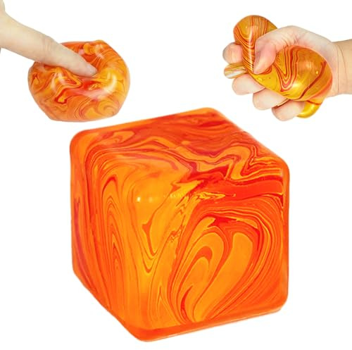 Ziporiajoy 5 cm Squishy Cubo di quet - Fidget e sensoriale giocattolo per la pressione quotidiana, adatto per bambini, adolescenti e adulti