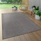 Paco Home Outdoor Teppich Balkon Terrasse Pastellfarben Flachgewebe Gartenteppich Modern, Grösse:80x250 cm, Farbe:Grau